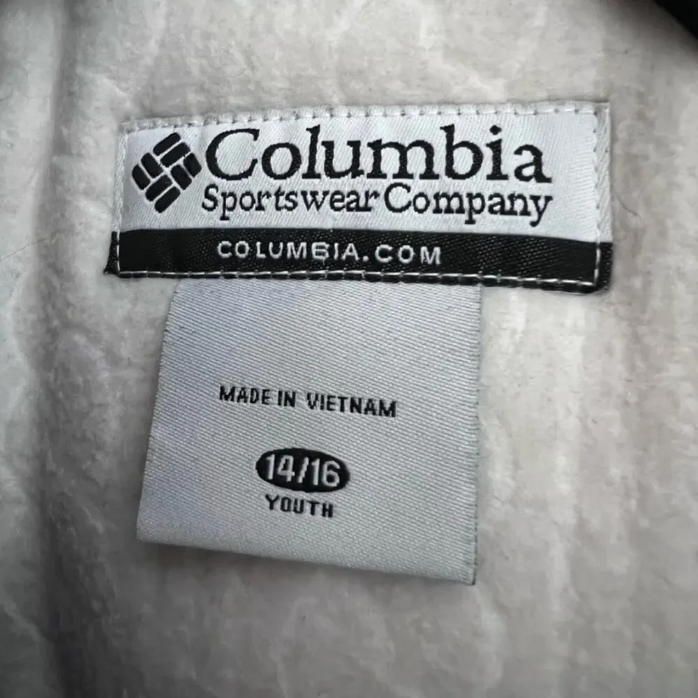 Columbia Kids Winter Faux Fur Hooded Jacket  Size 14 - Picture 8 of 12